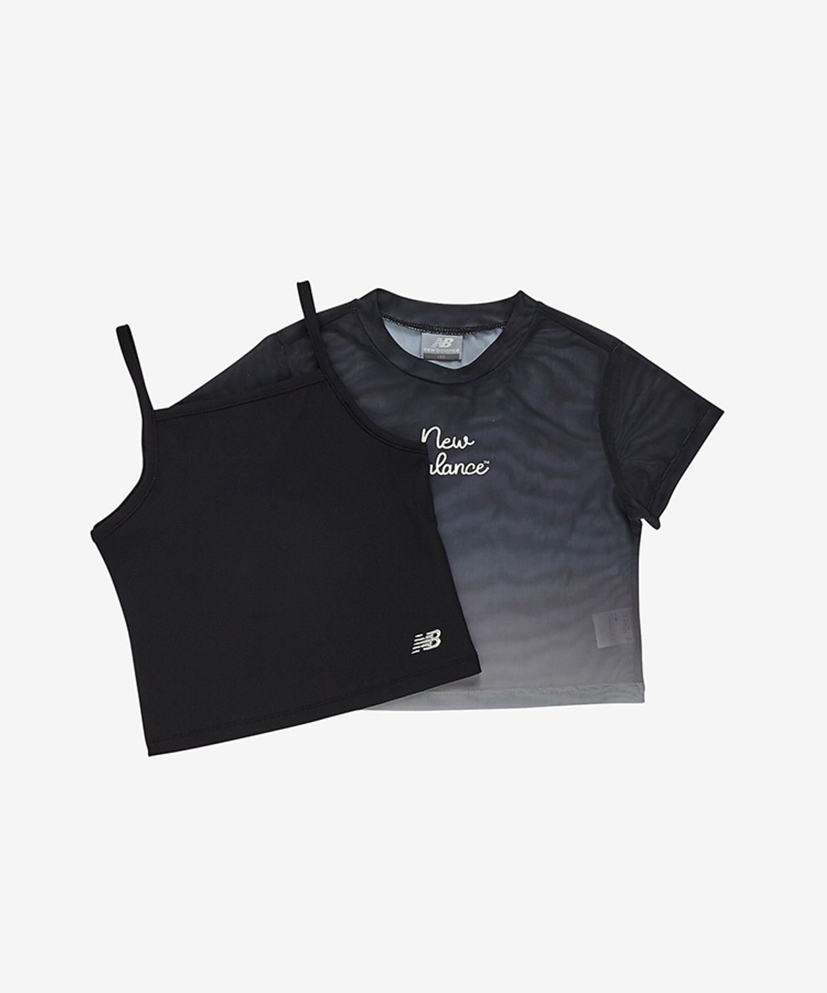 뉴발란스 키즈(NEWBALANCEKIDS) METALIC SUMMER_아동 메쉬 레이어드 나시티 NK9EG2761G19