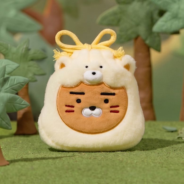 우가춘가 페이스 파우치_라이언