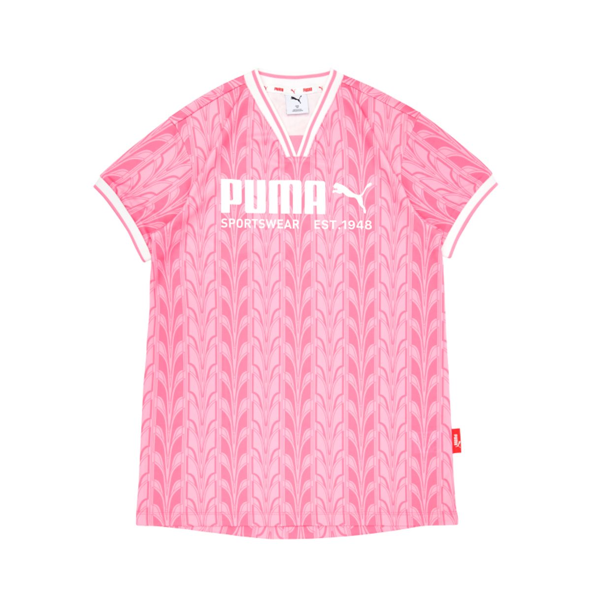 푸마 키즈(PUMA KIDS) 여아 그래픽 매쉬 반팔 원피스_PK62OP404