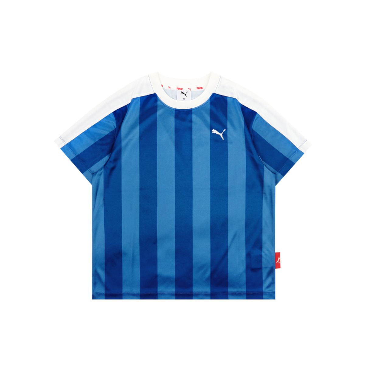푸마 키즈(PUMA KIDS) F.C 푸키 스트라이프 반팔티_PK62TL311