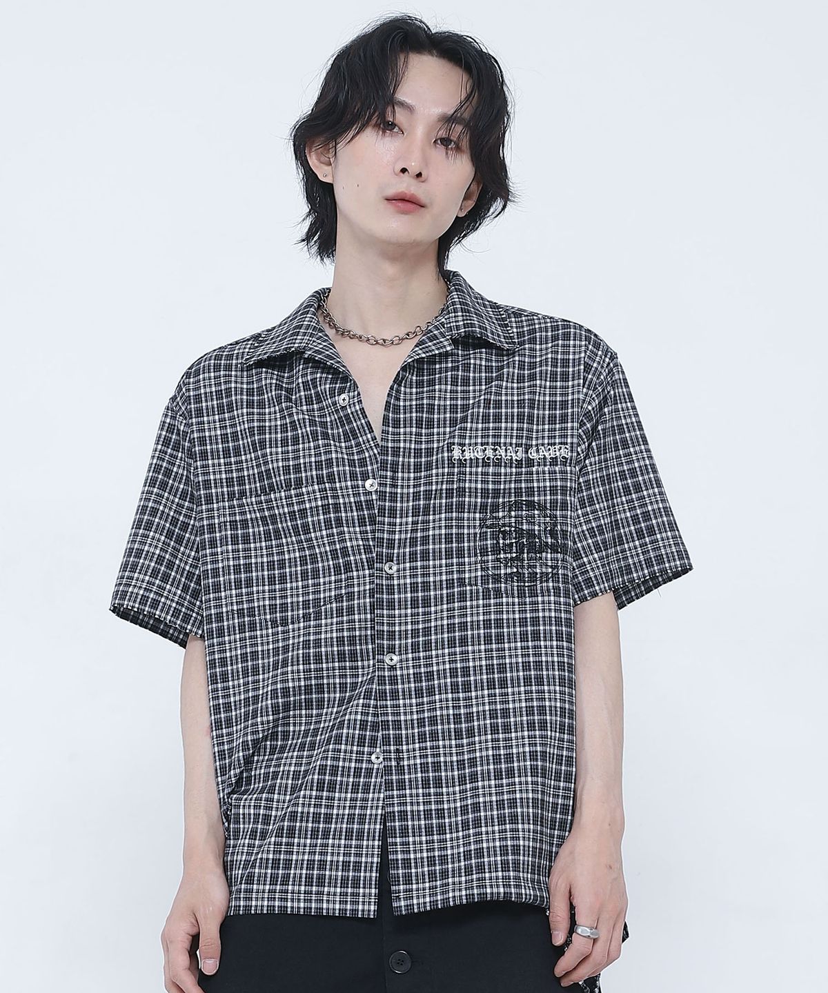 쿠테나이 케이브(KUTENAI CAVE) Skull TR half shirts