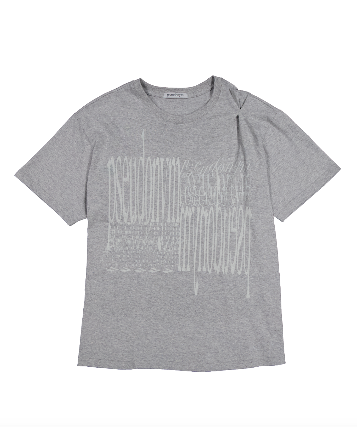 수더넴(PSEUDONYM) Entangle Tee [Melange]