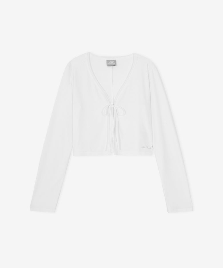 NBMDG3W612 / WOMEN 골지 가디건 (WHITE)