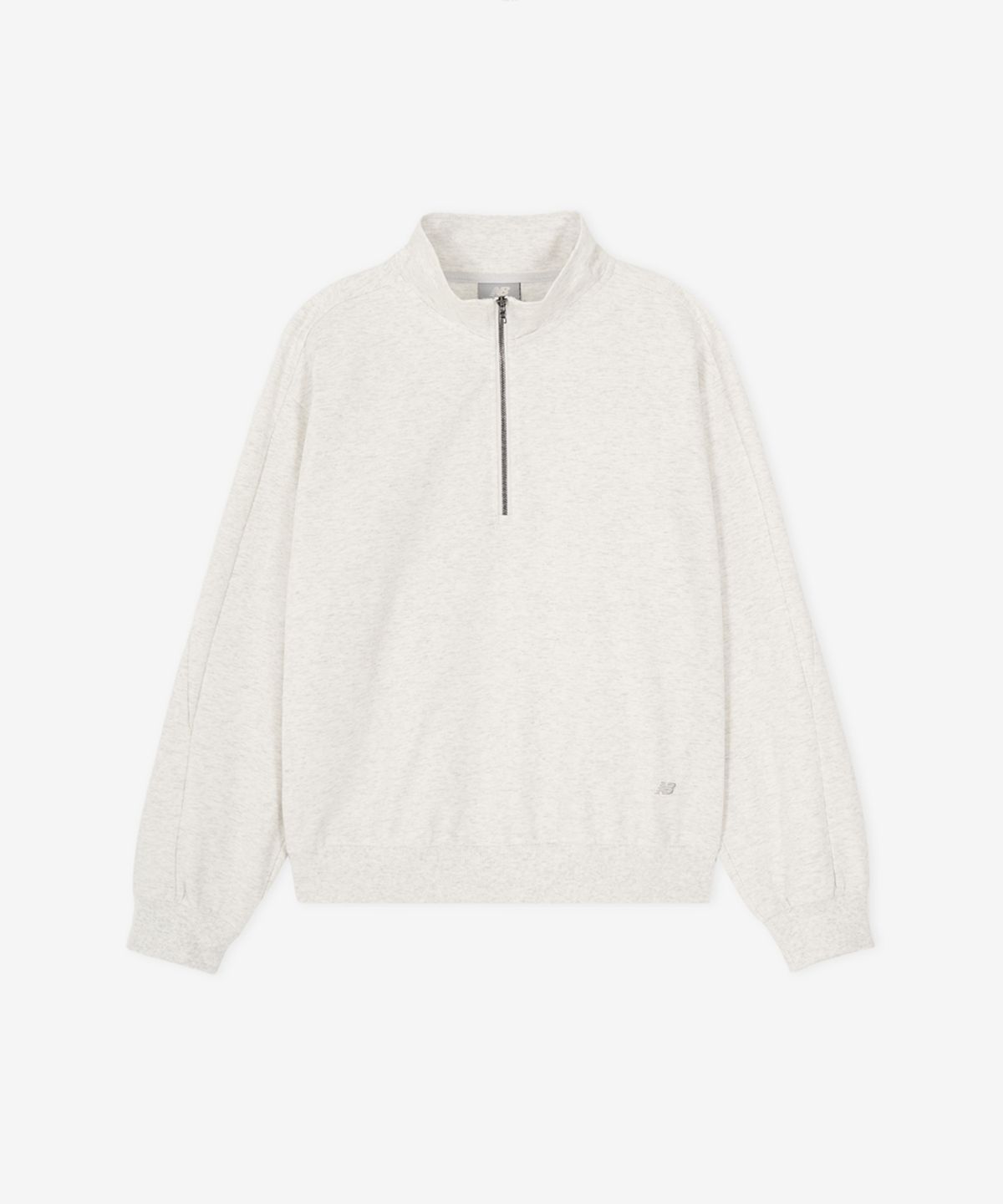 뉴발란스(NEW BALANCE) NBNCG2W122 / WOMEN 에센셜 쿼터집 (LIGHT GRAY)