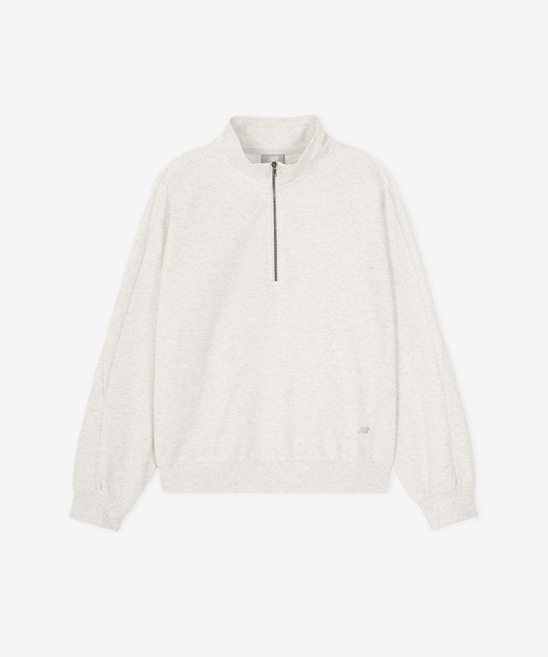 NBNCG2W122 / WOMEN 에센셜 쿼터집 (LIGHT GRAY)