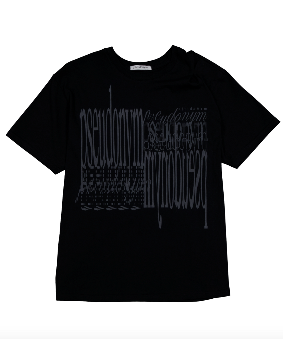 수더넴(PSEUDONYM) Entangle Tee [Black]
