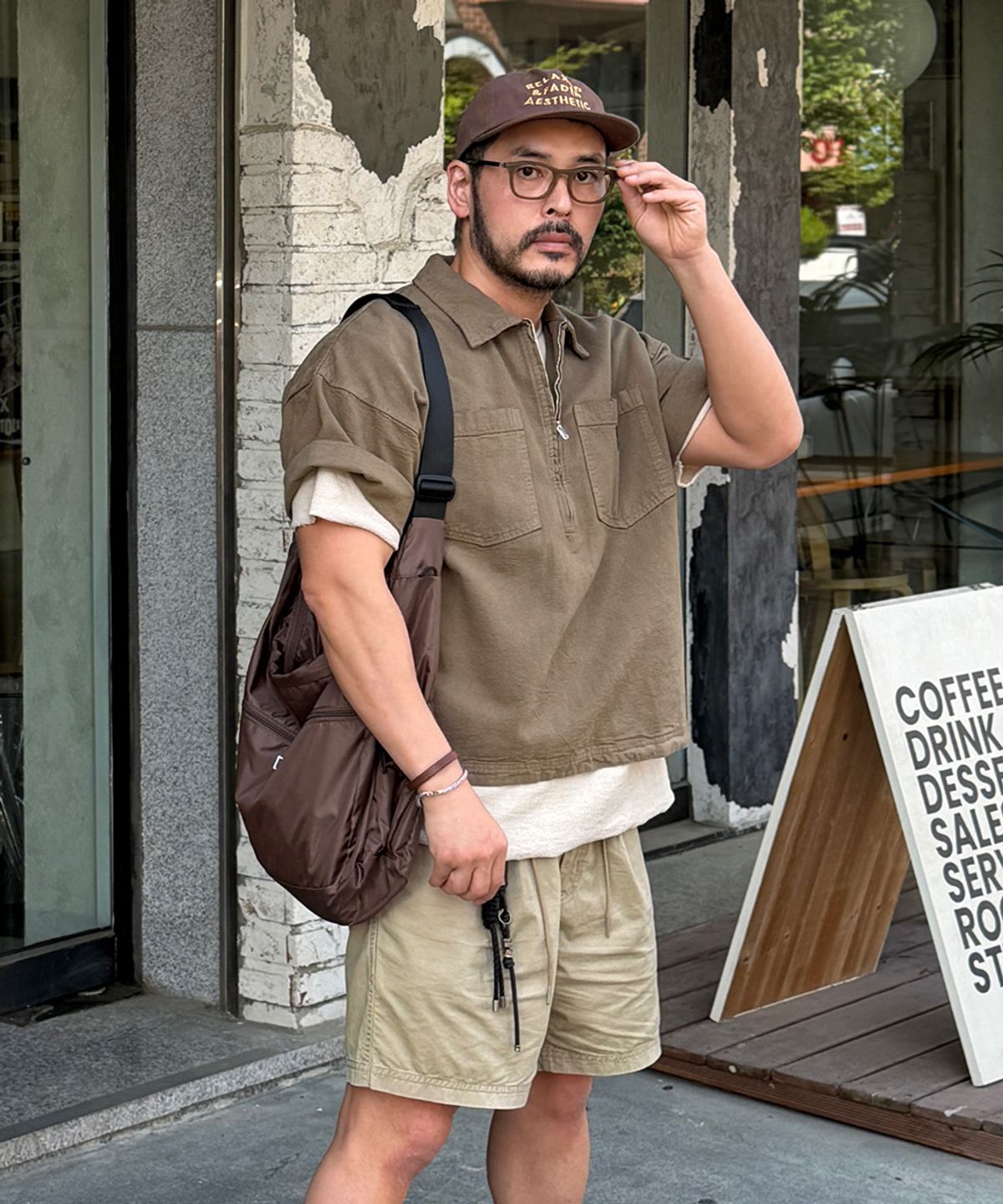내셔널지오그래픽(NATIONALGEOGRAPHIC) N265ACR810 데일리 라이트 크로스백 L BROWN