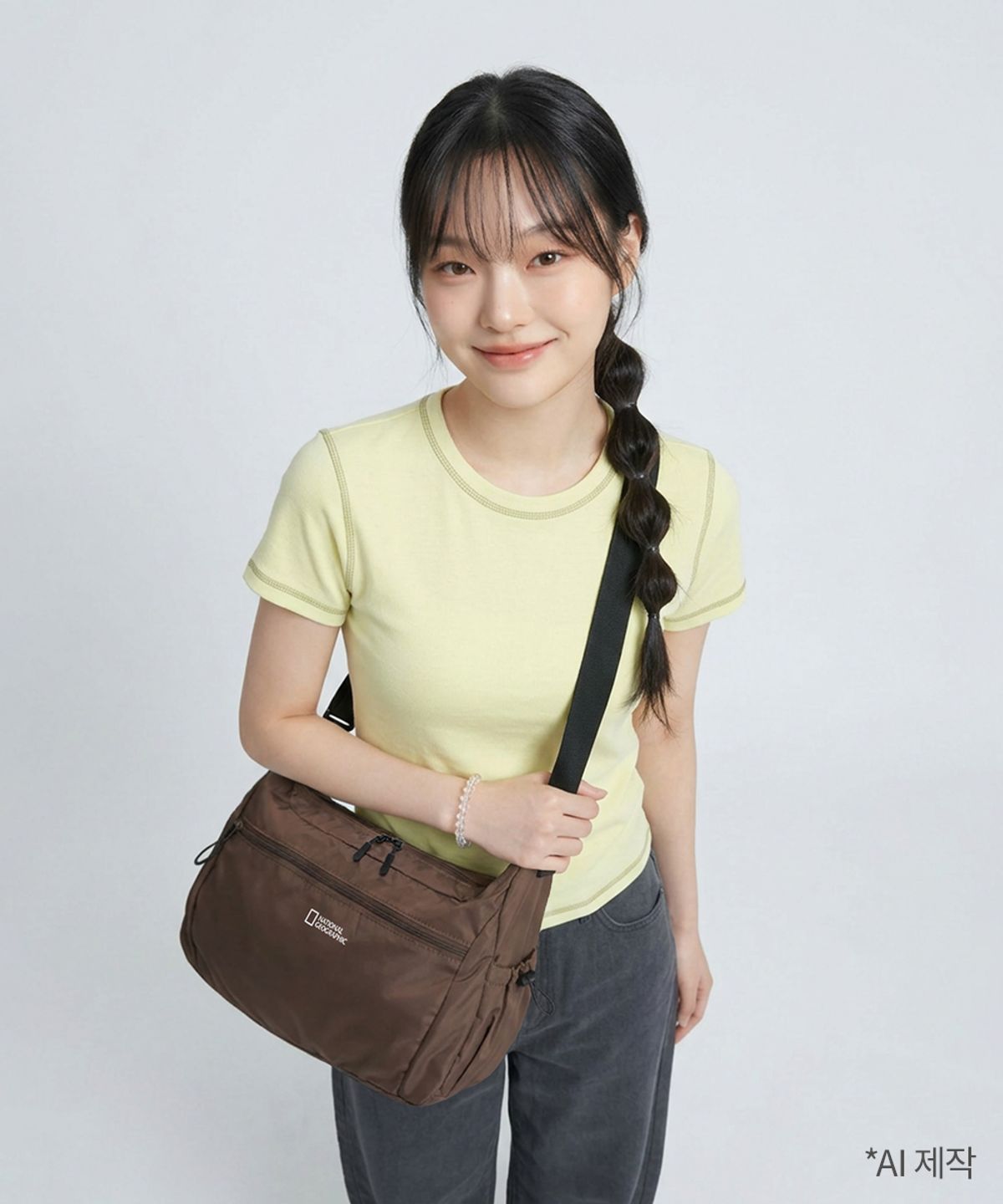 내셔널지오그래픽(NATIONALGEOGRAPHIC) N265ACR800 데일리 라이트 크로스백 M BROWN