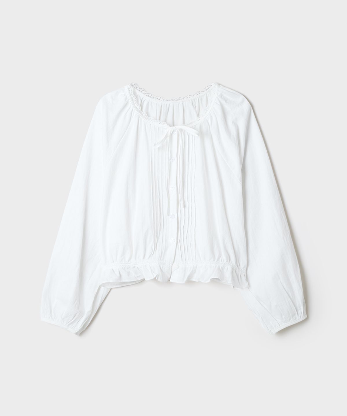 스파오(SPAO) (QR)페전트 블라우스_SPBWG25W02