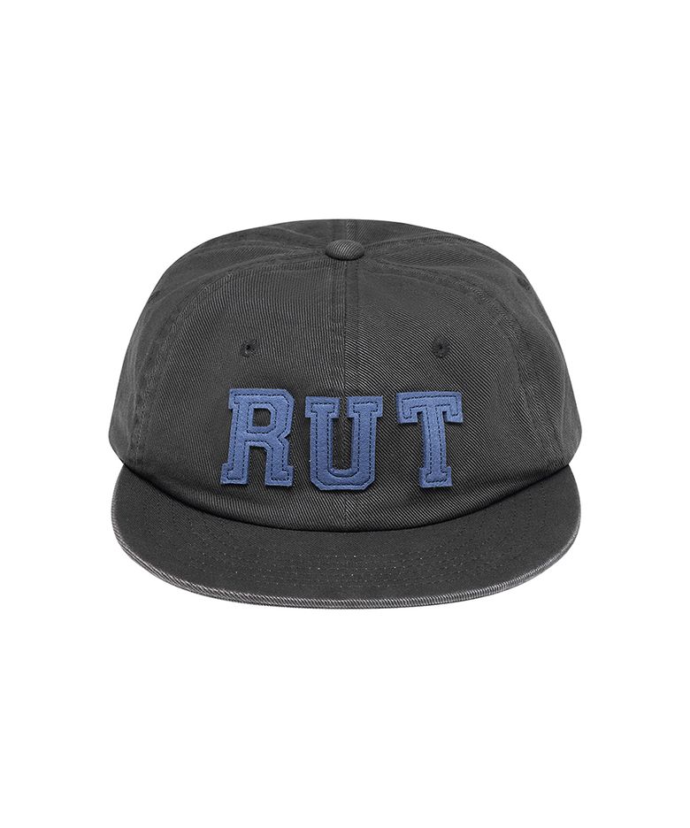 Pigment Applique Twill Ball Cap - Charcoal