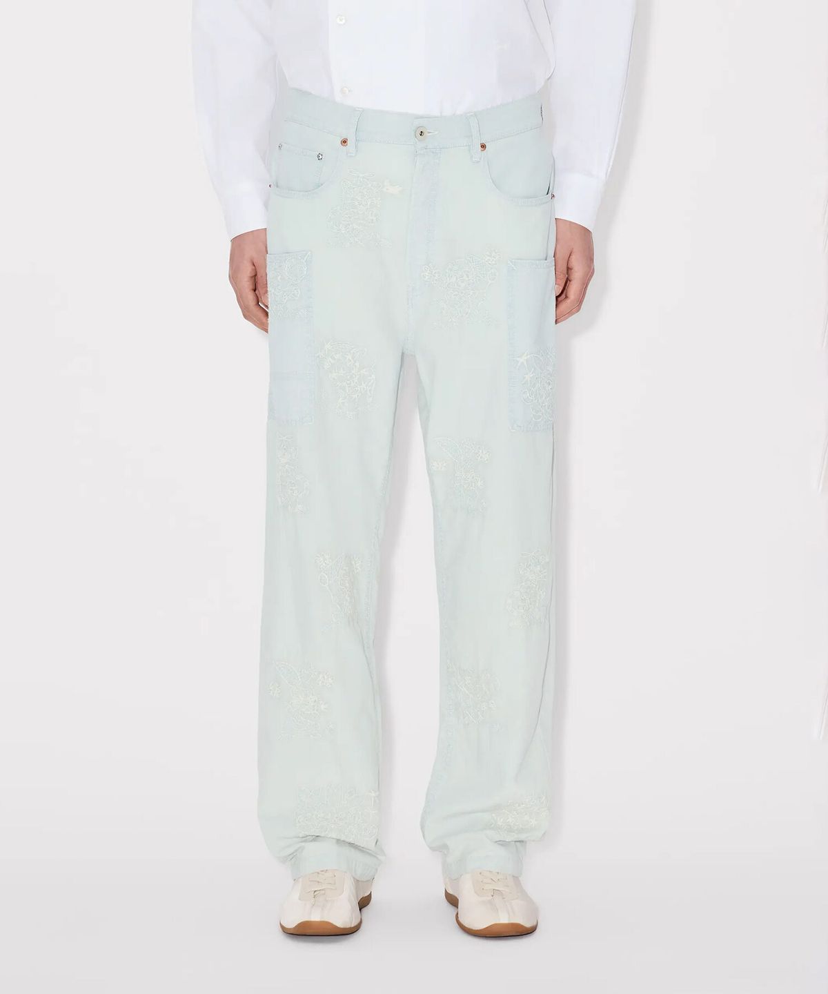 겐조(KENZO) 남성 겐조 카툰 카고 몽키 핏 진_K265AMPC01BLB