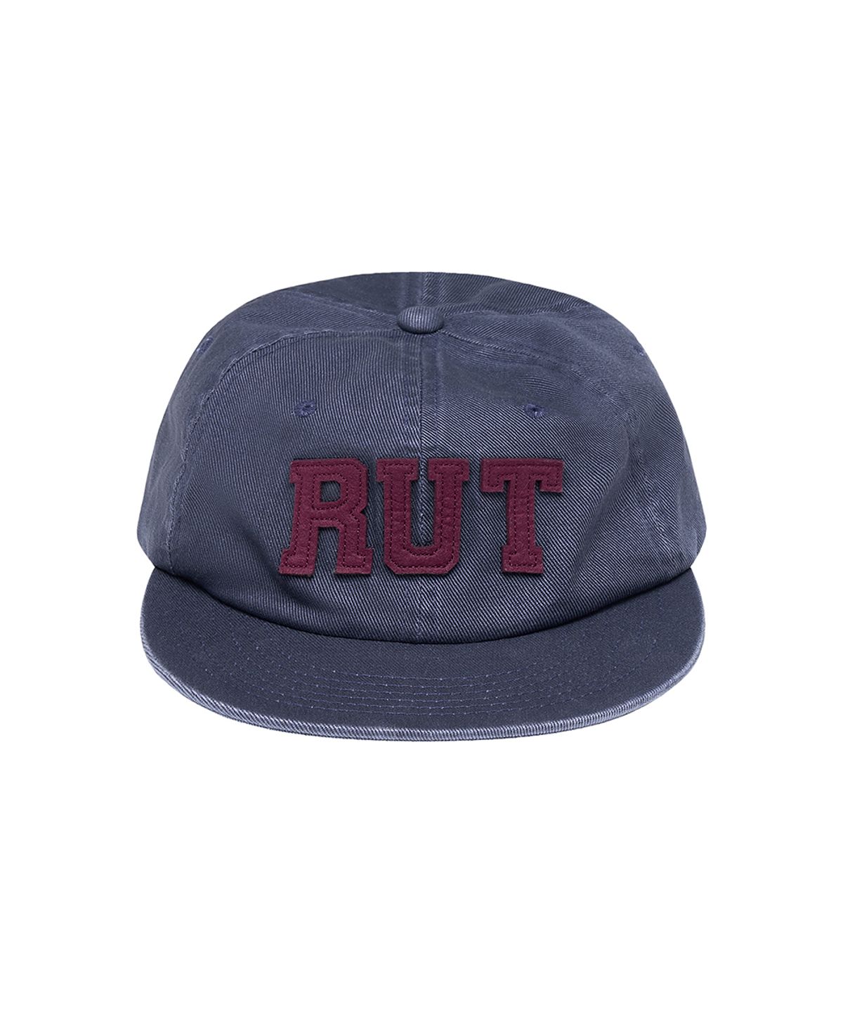 로타입(ROUGHTYPE) Pigment Applique Twill Ball Cap - Blue