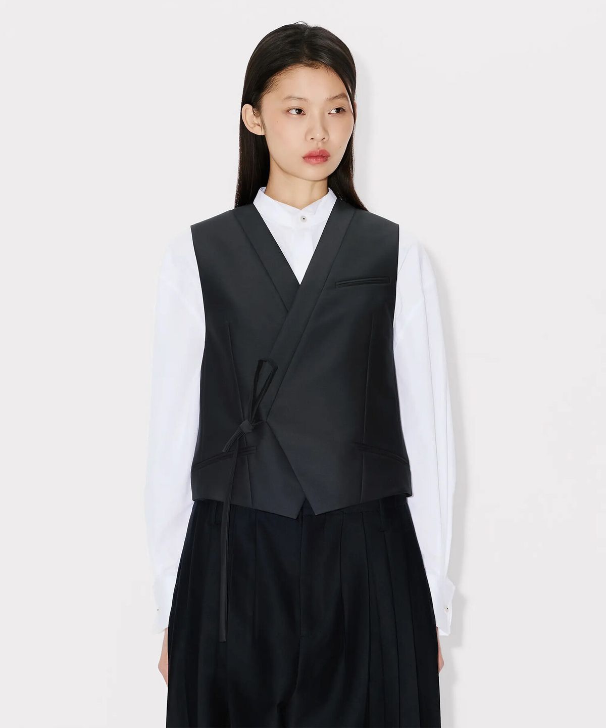 겐조(KENZO) 여성 26SS 기모노 베스트_K265AWV101BKA