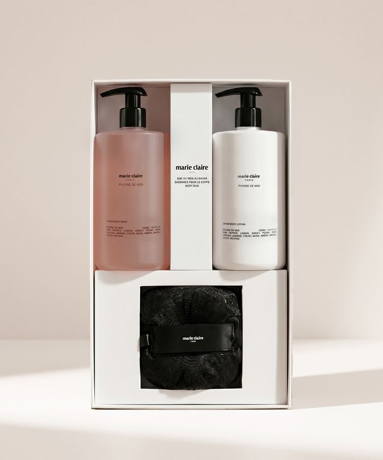 캐비어 케어 듀오 바디워시&바디로션 피부안 드 미디 (500+500ml)