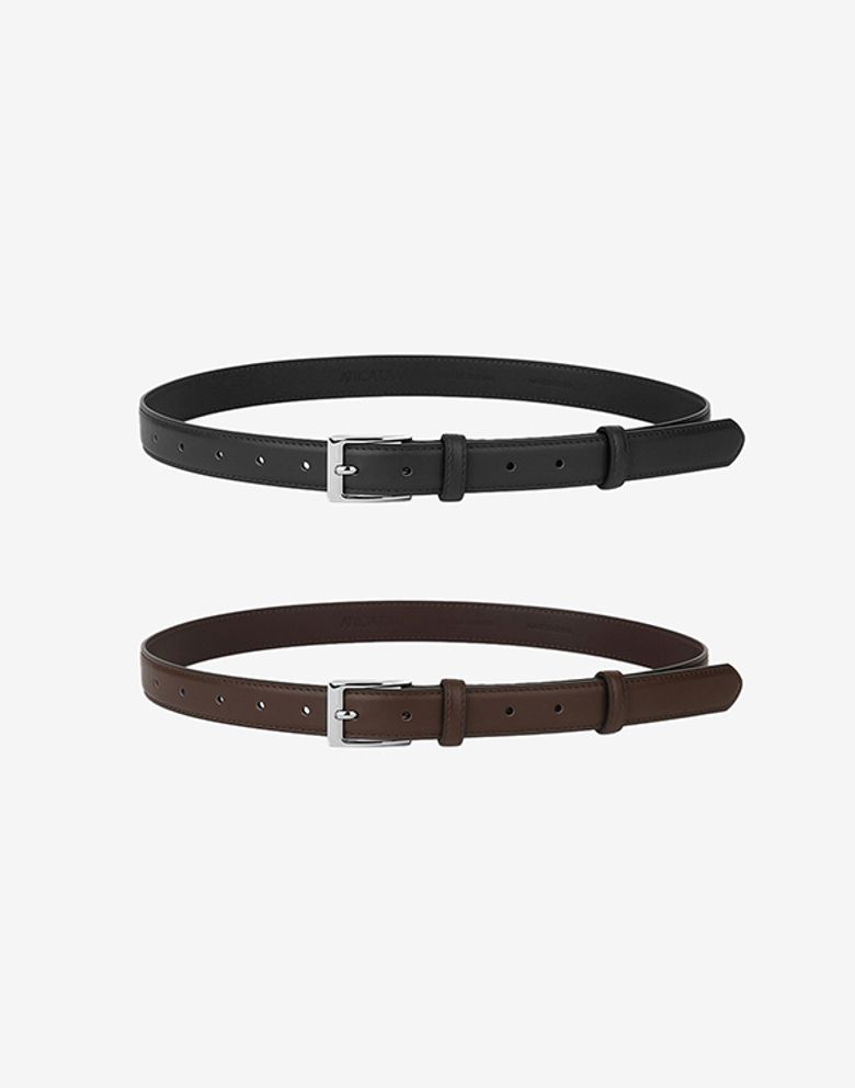 [천연소가죽] The Wedge Standard Leather Belt - 2 Colors / TSB002 TSE002