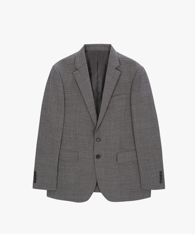 Basic Summer Wool Blazer_Brown