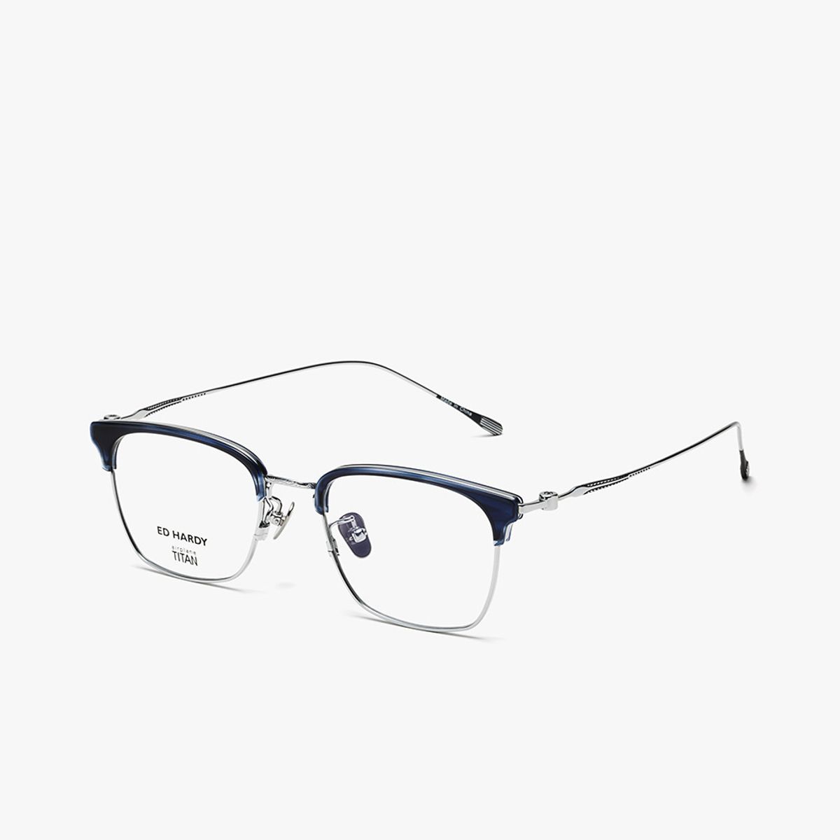 에드하디아이웨어(EDHARDY EYEWEAR) 에드하디 안경테(ED5026 BLUESILVER 50)