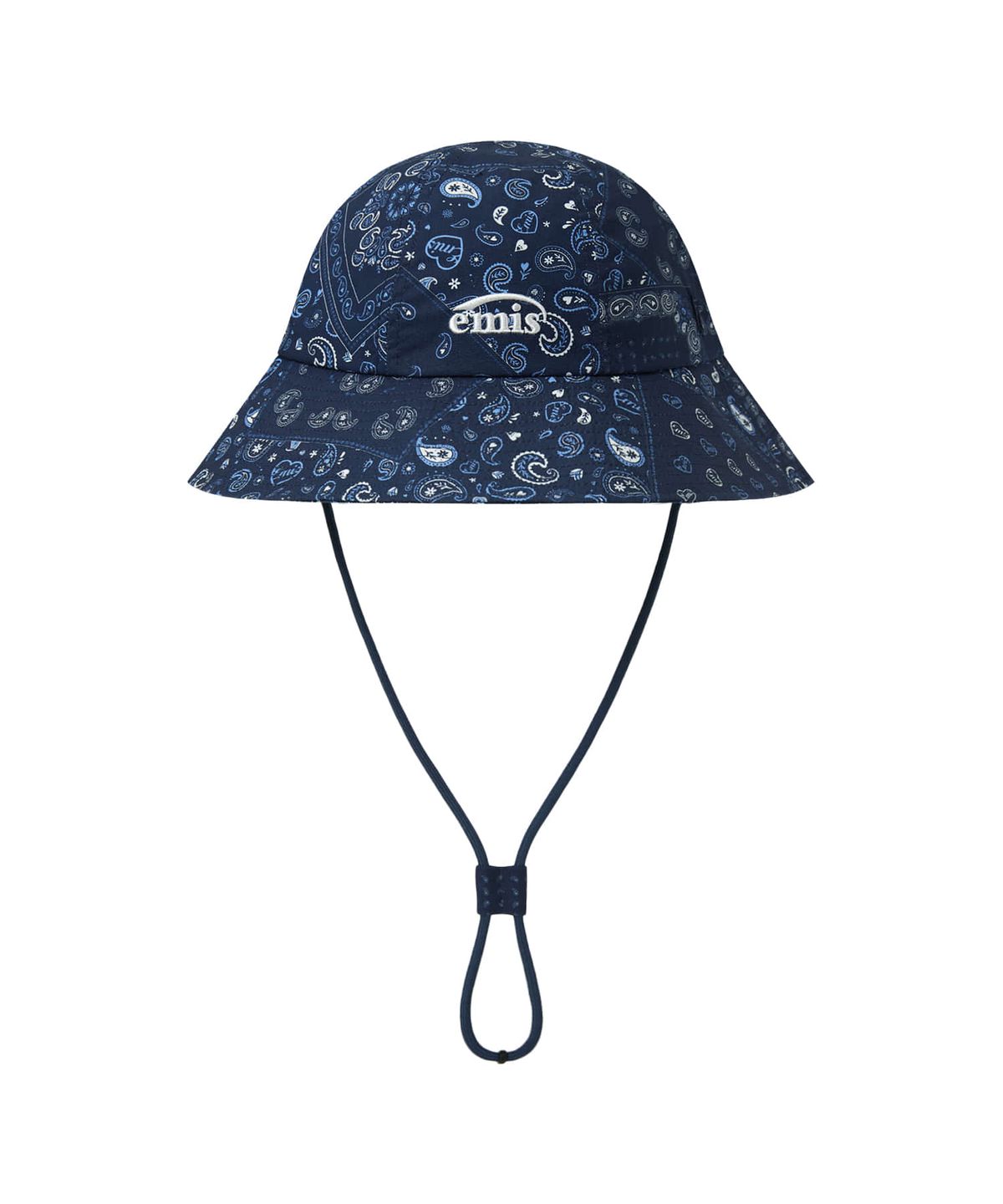 이미스(EMIS) PAISLEY BUCKET HAT-NAVY