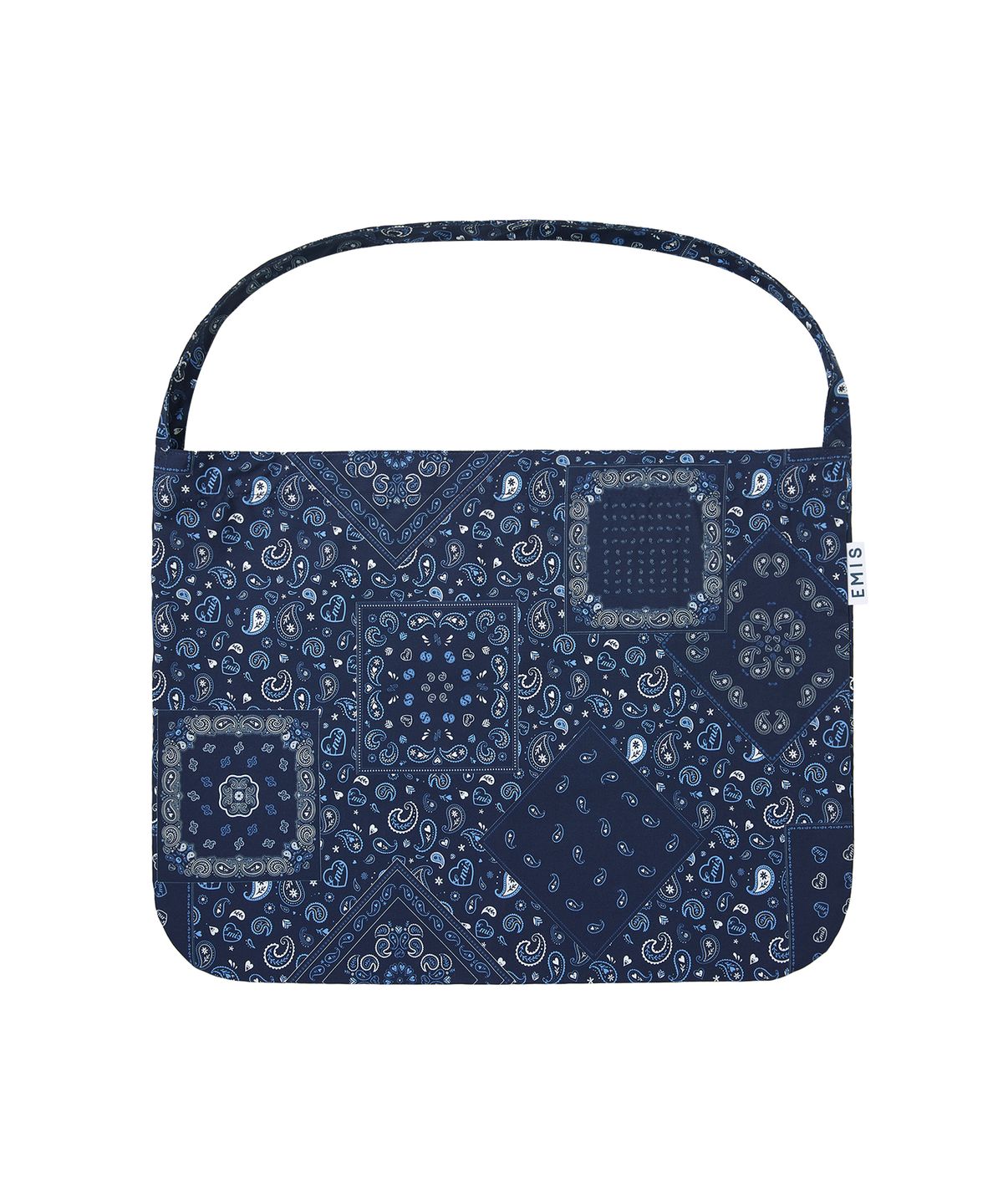 이미스(EMIS) EMIS LOGO PAISLEY ECO BAG-NAVY