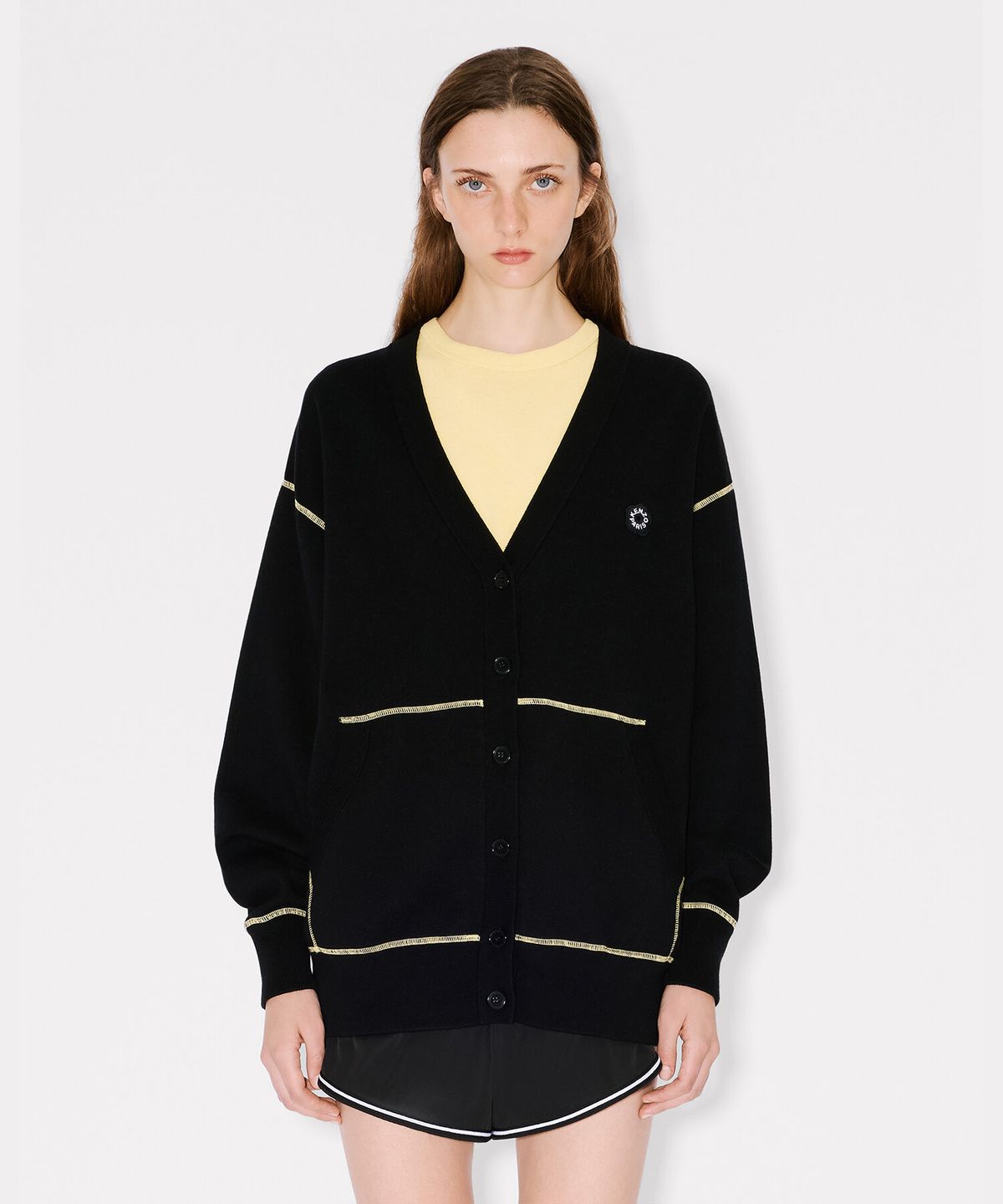 겐조(KENZO) 여성 RWS 보케 플라워 2.0 미드 가디건_K265AWG502BKX
