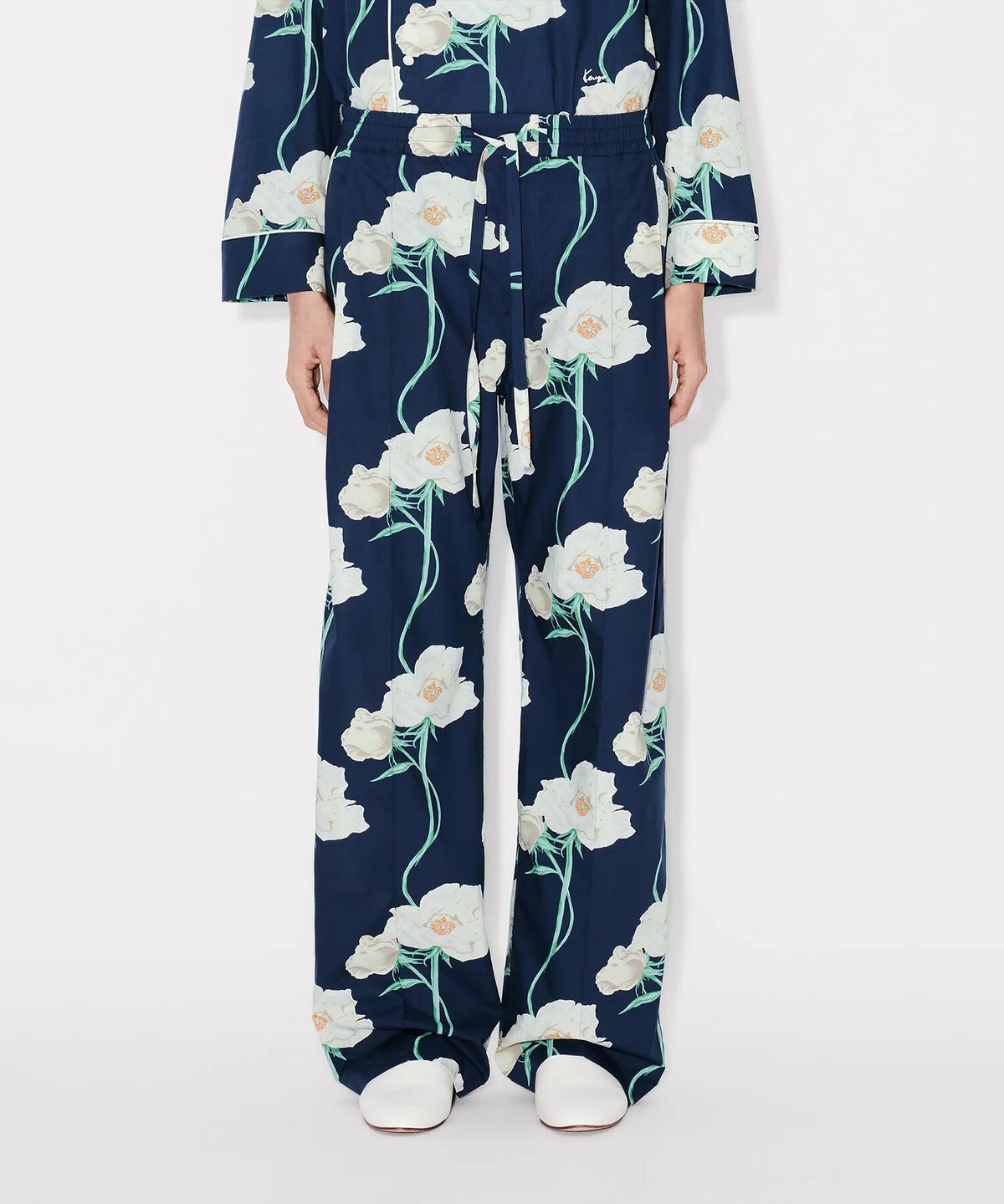 겐조(KENZO) 여성 겐조 아카이브 로즈 파자마 팬츠_K265AWPR01NYA