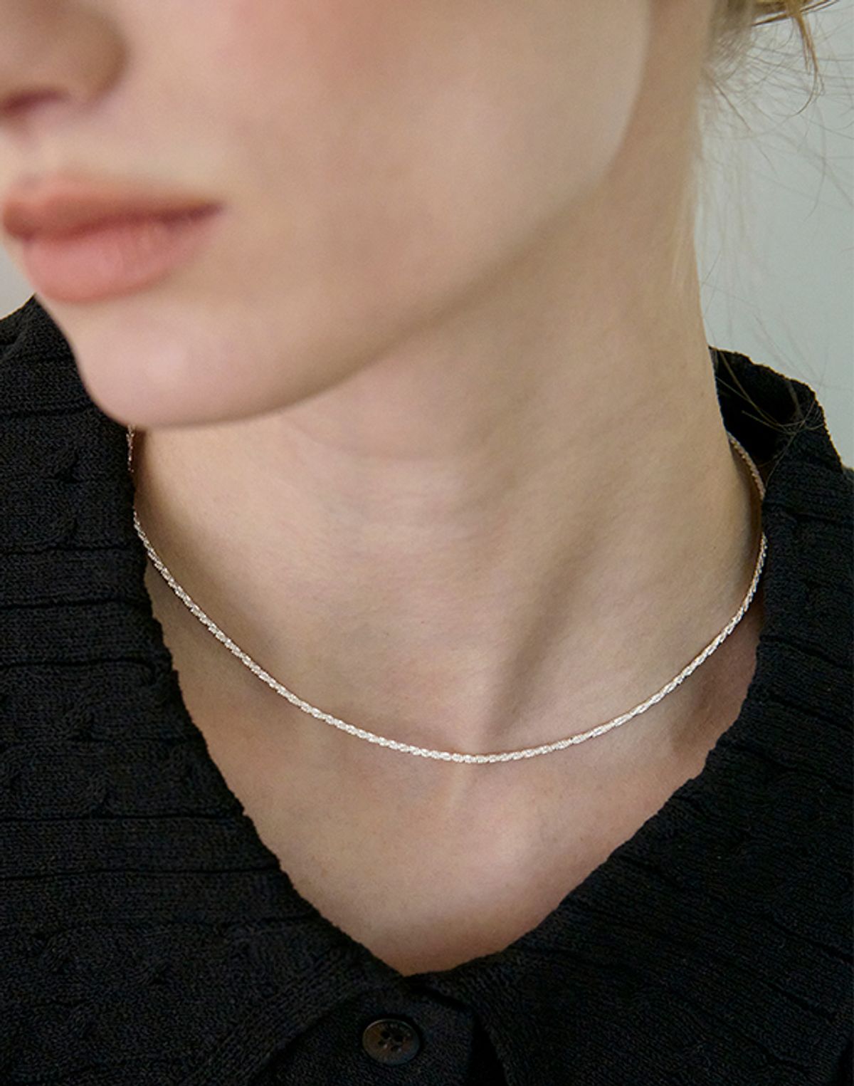 아티카 로우(ATTICA RAW) [실버925] Twine Necklace / NAS032