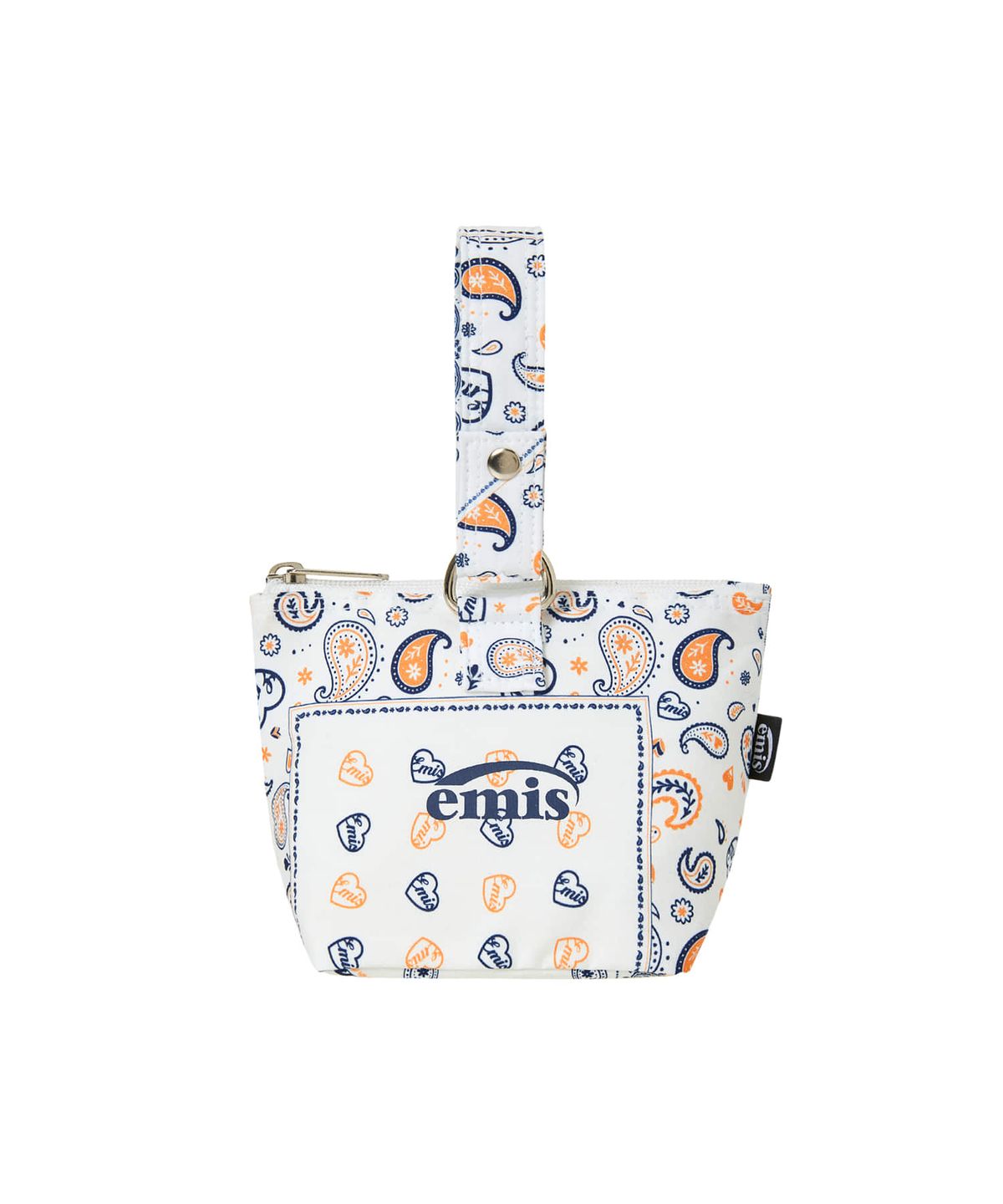 이미스(EMIS) PAISLEY MINI POUCH-WHITE