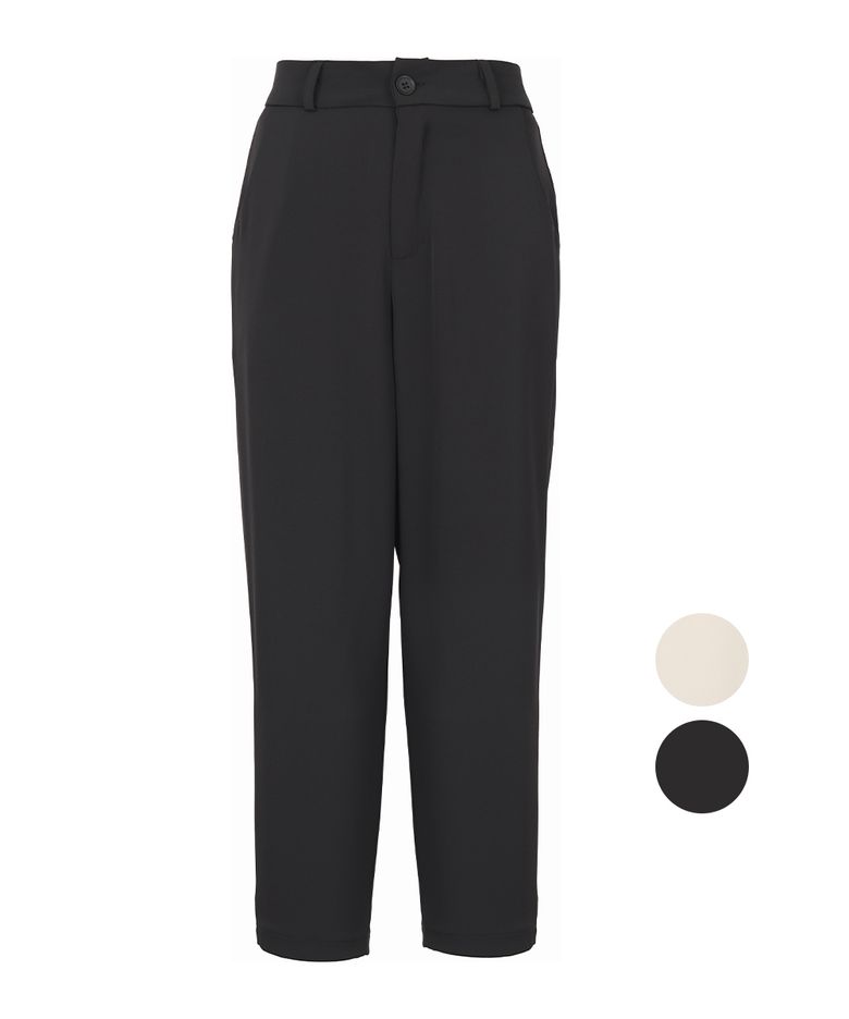 봄여름 데일리 뒷밴딩 스판 여성 9부 슬랙스 KPFLSL85