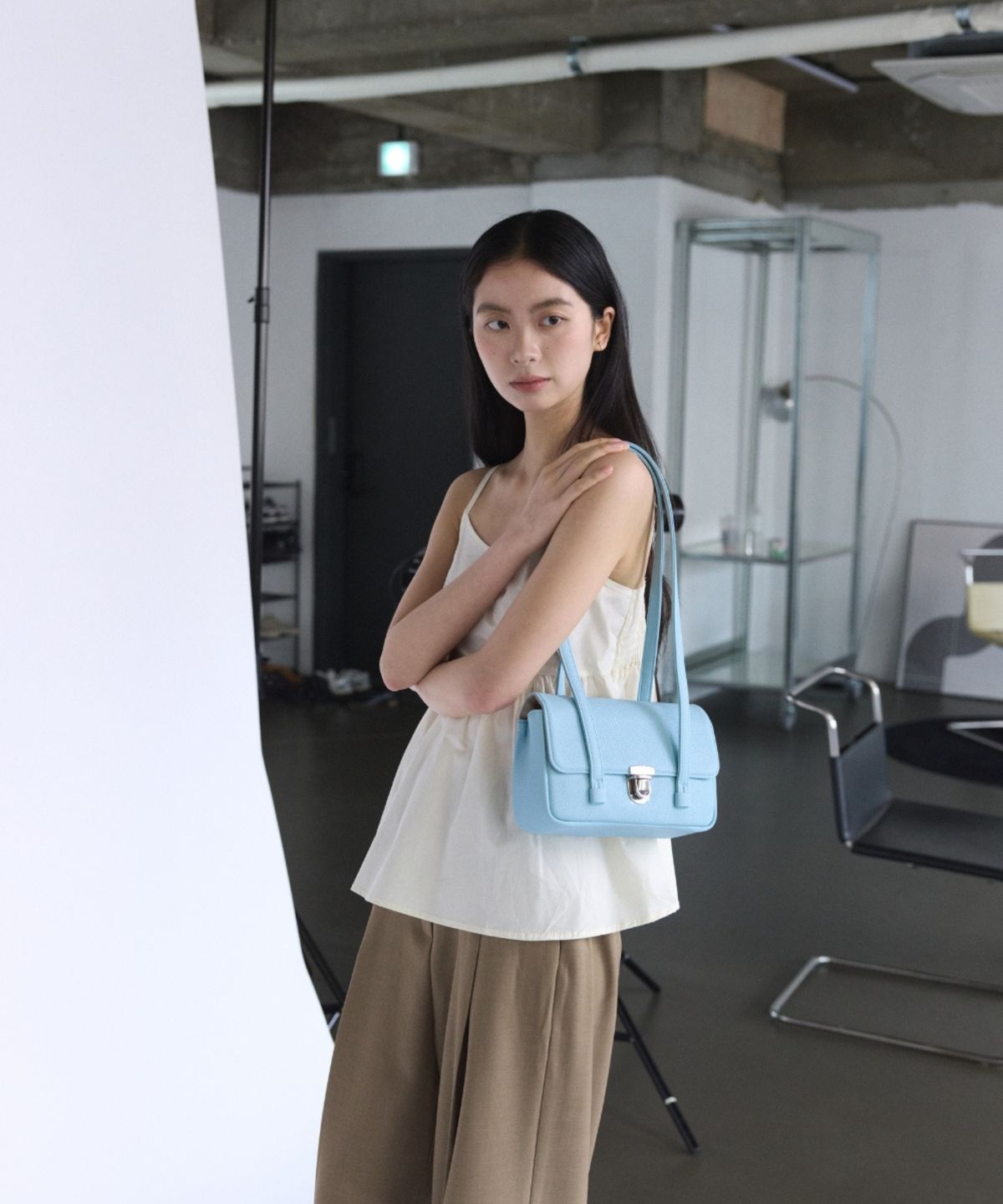 노이쉬(NOISCHE) Lune Bag / 룬 백 SKY BLUE