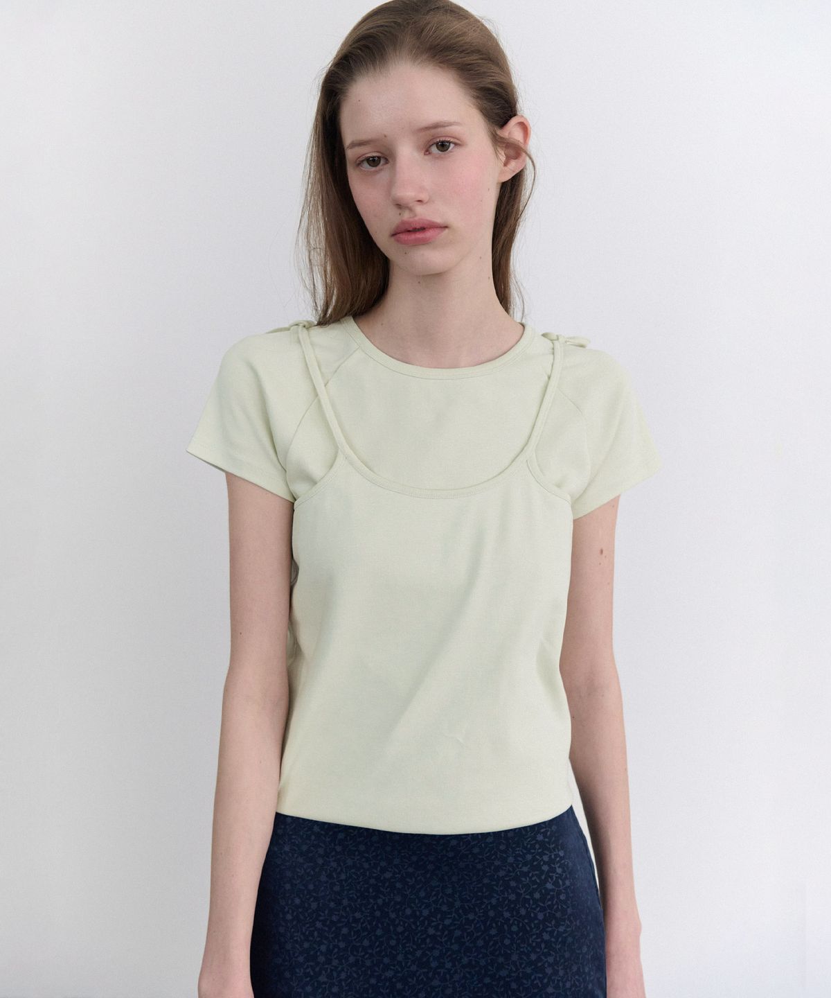 앤니즈(ANDNEEDS) Oster two way short sleeve (lime)