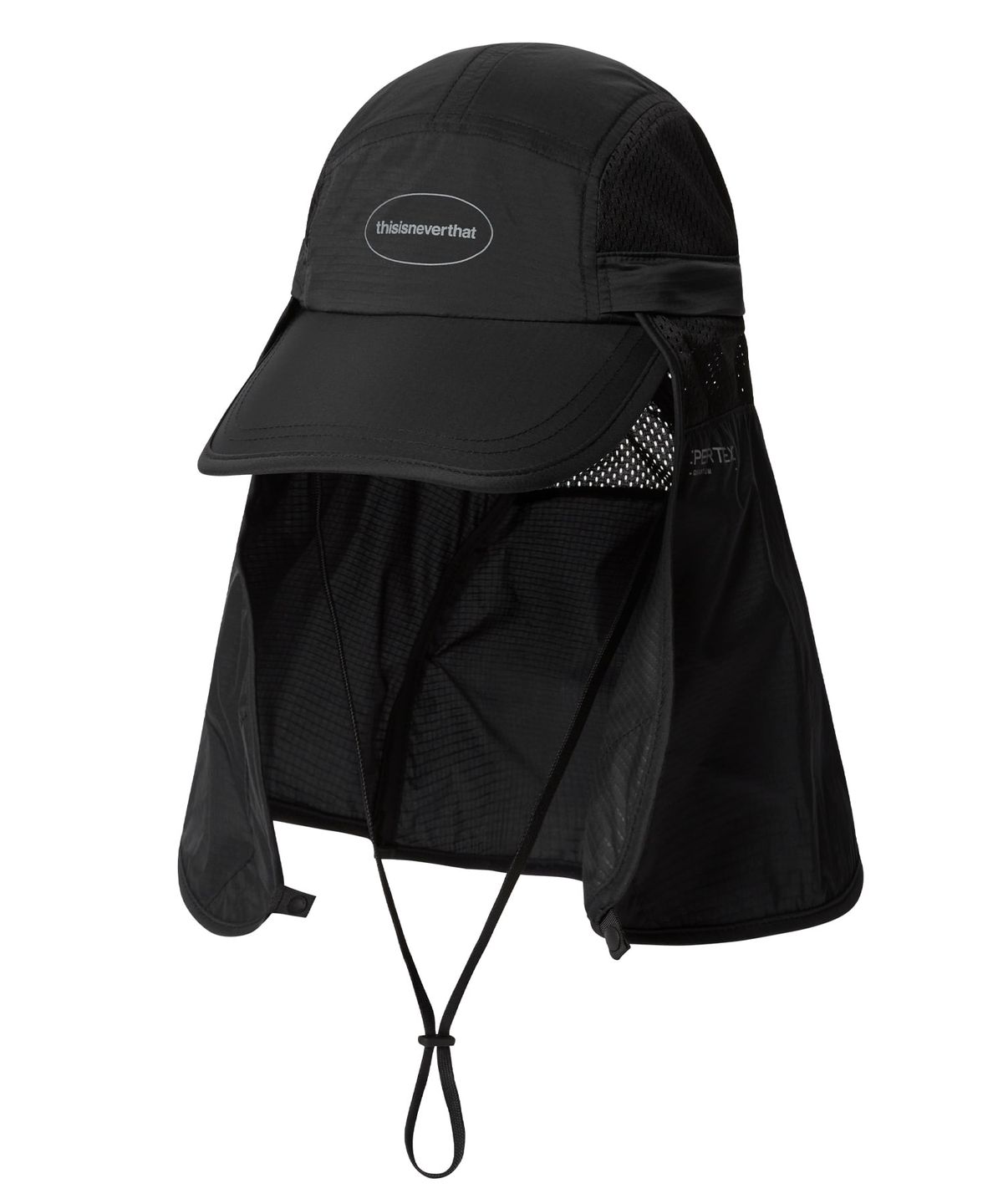 디스이즈네버댓(THISISNEVERTHAT) PERTEX® Long Bill Sun Sport Cap Black