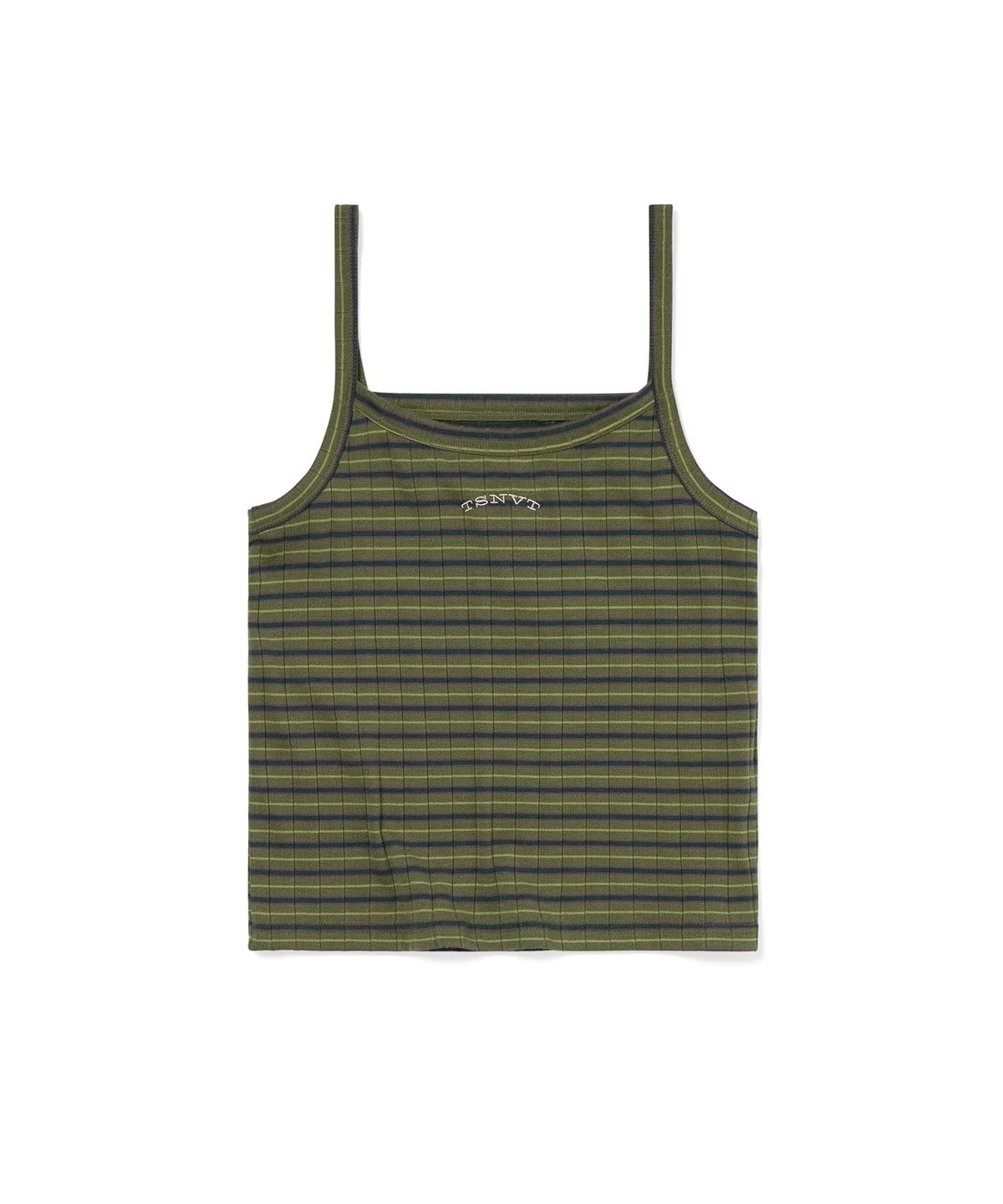디스이즈네버댓(THISISNEVERTHAT) Sleeveless Striped W Top Green