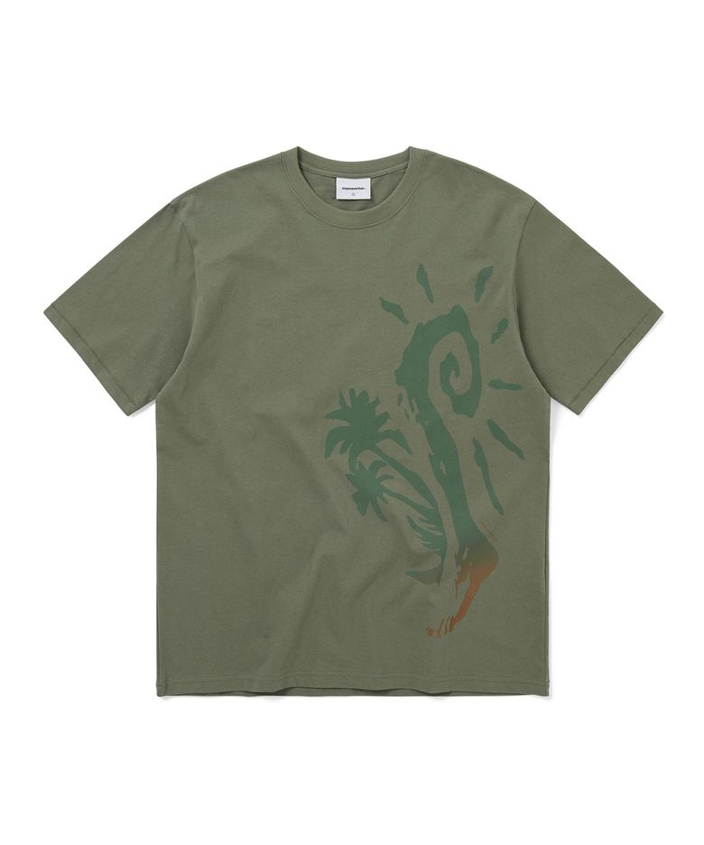 Under The Sun Tee Sage Green