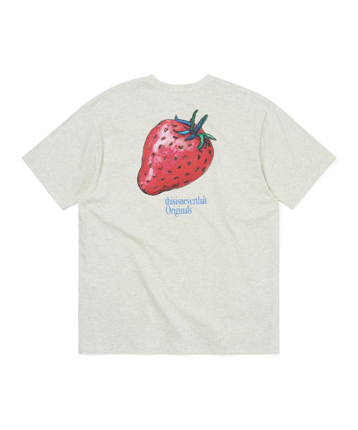 디스이즈네버댓(THISISNEVERTHAT) Strawberry Tee Oatmeal