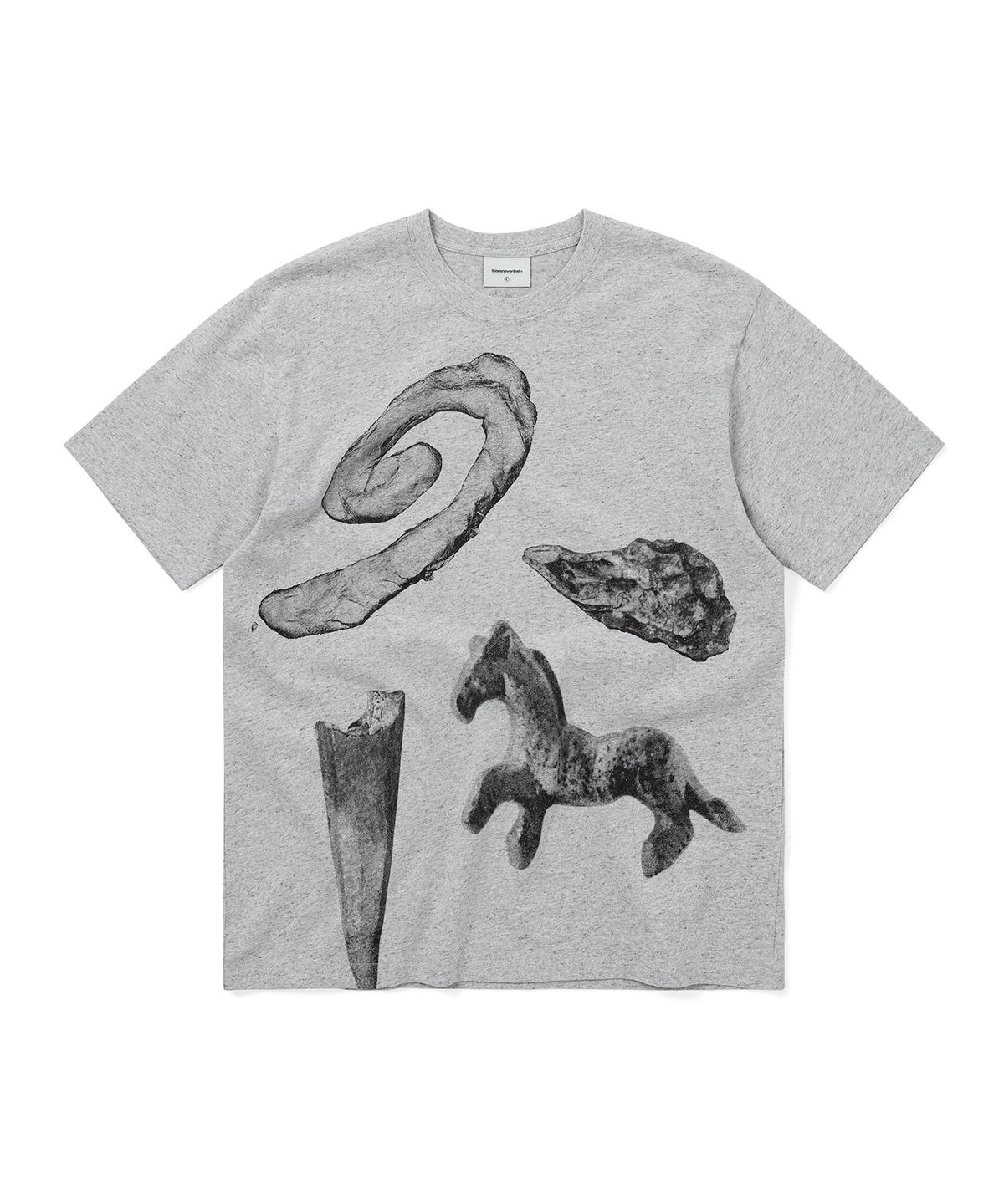 디스이즈네버댓(THISISNEVERTHAT) Artifacts Tee Heather Grey