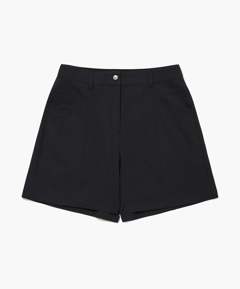 여성 밴딩 에센셜 숏팬츠 _BLCK GR222LSP51
