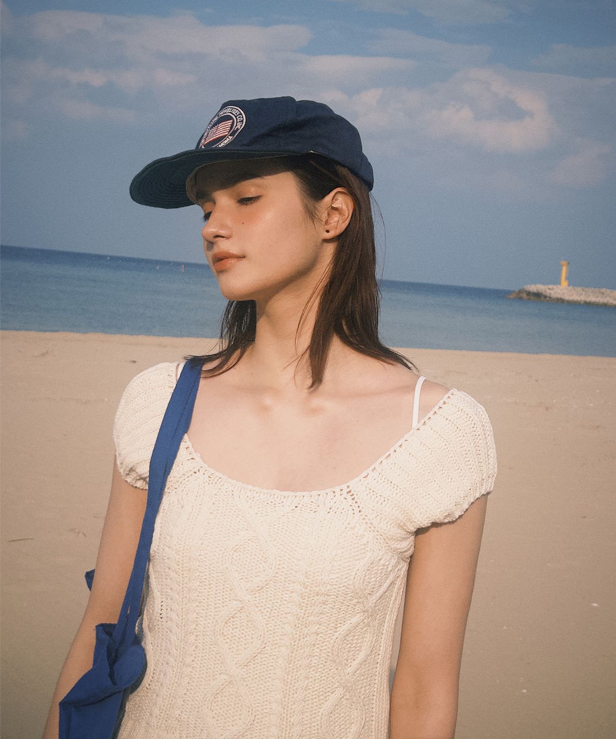 108파운드(108POUND) Bloom Knit Top_Ivory