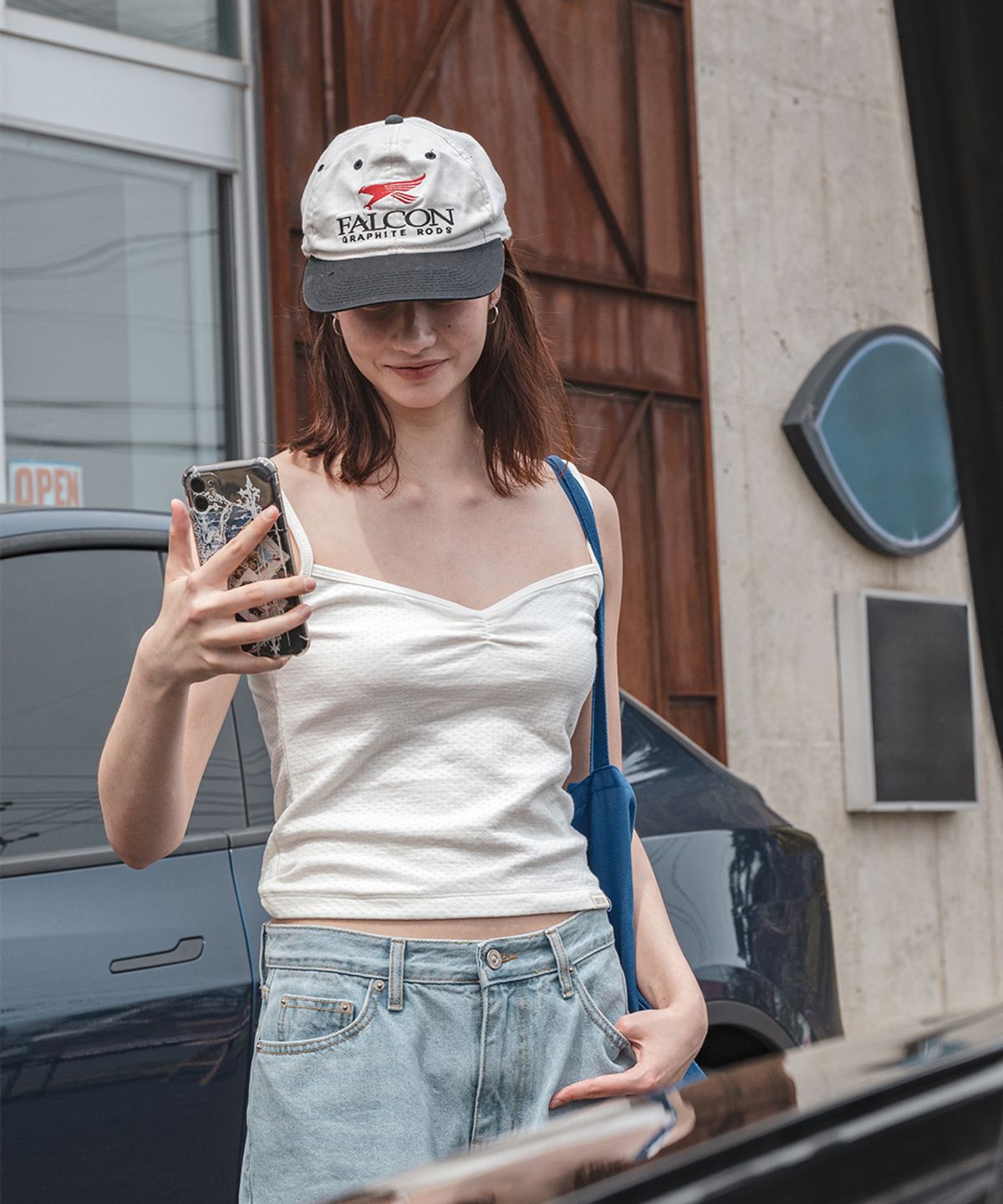 108파운드(108POUND) Eyelet Soft Top_Ivory