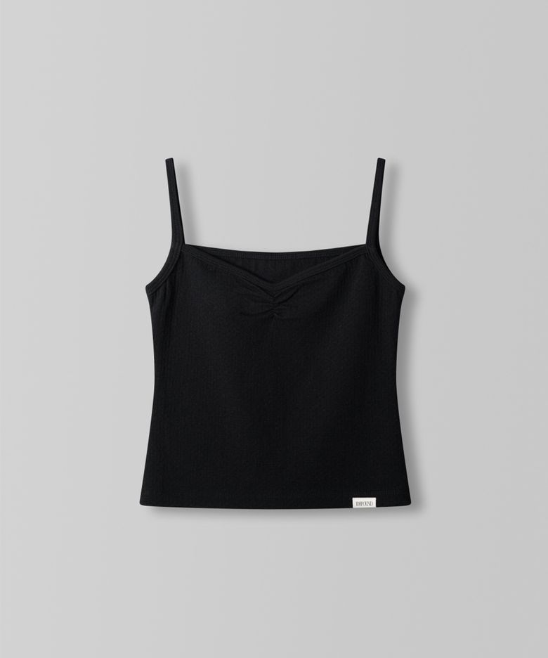 Eyelet Soft Top_Black