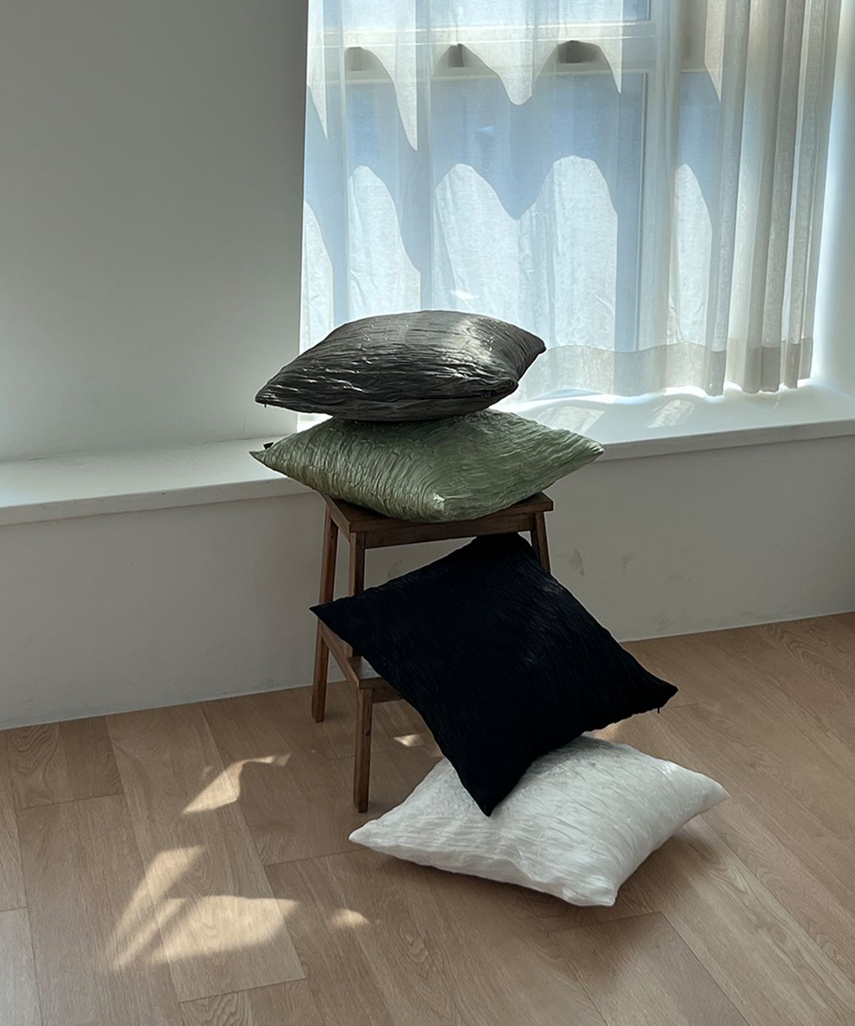 칸드(KAND) Pearl Drape 쿠션커버 4colors