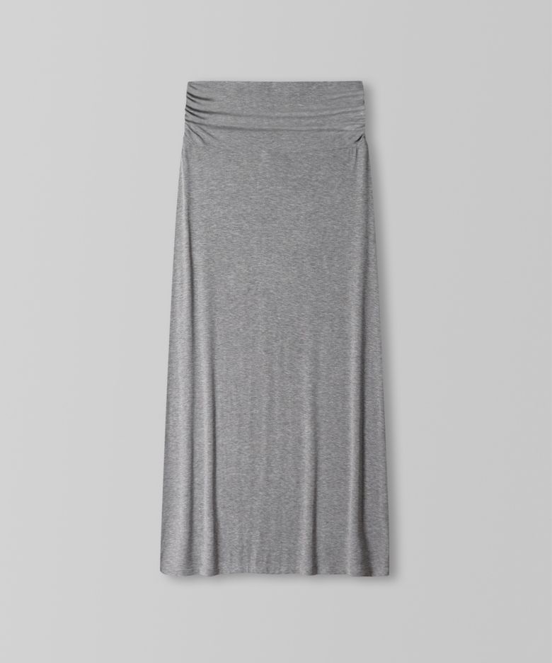 Soft Shirring 2-Way Long_Melange Gray