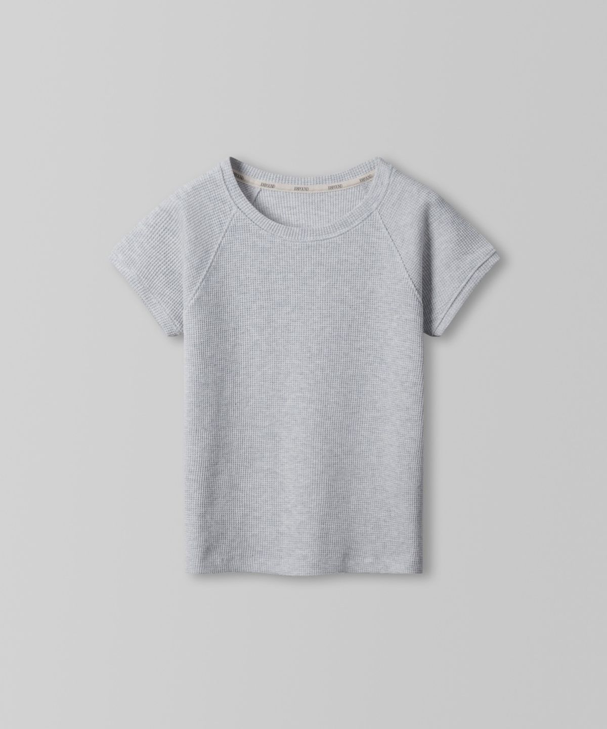 108파운드(108POUND) Easy Waffle Raglan Tee_Light Melange