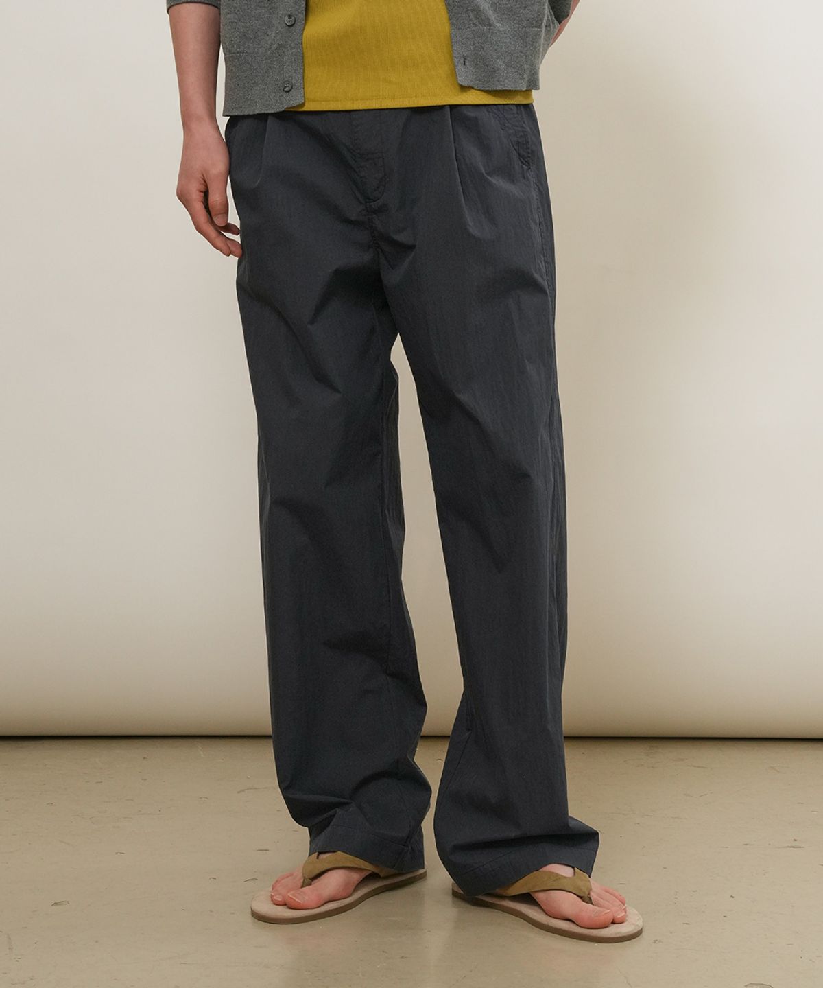 제너럴아이디어(GENERALIDEA) MAN CN 원턱 치노 팬츠 [NAVY] / GF1MPT012
