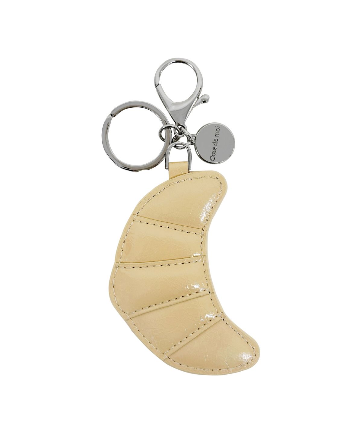 꼬떼드무아(COTEDEMOI) Petit Croissant Keyring - Butter