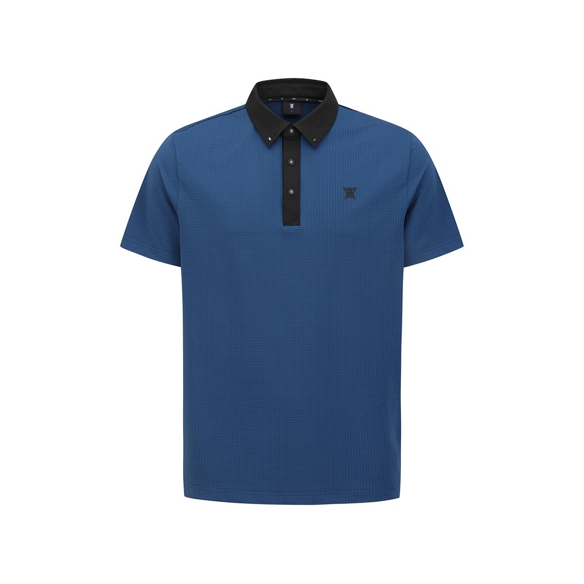 어뉴골프(ANEW GOLF) MEN BACK CONTRAST T-SHIRT_BL