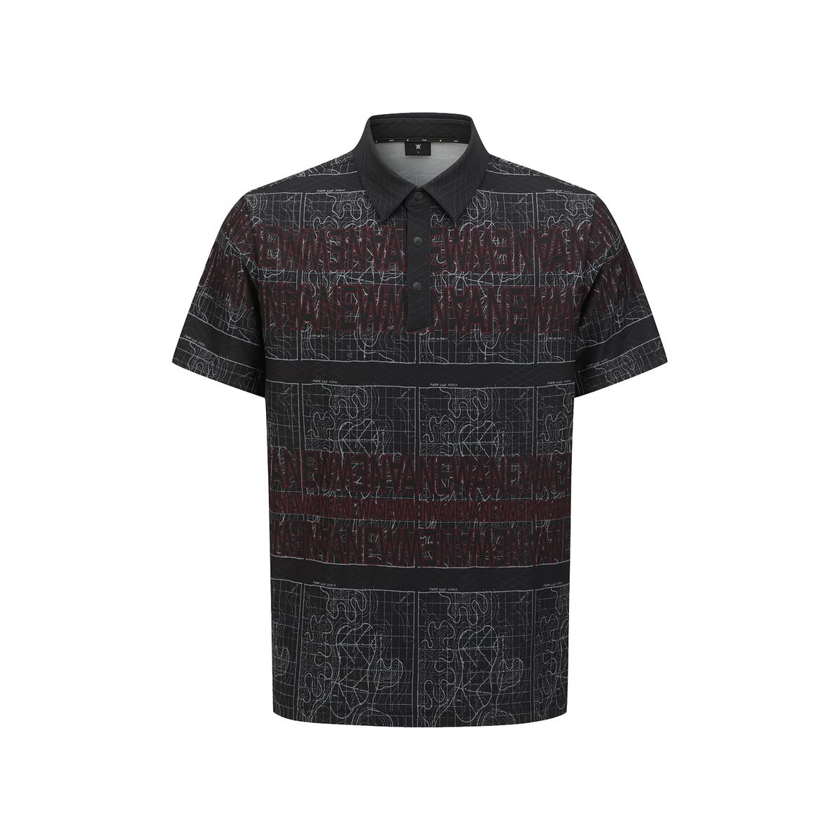 어뉴골프(ANEW GOLF) MEN LOGO GRAPHIC T-SHIRT_BK