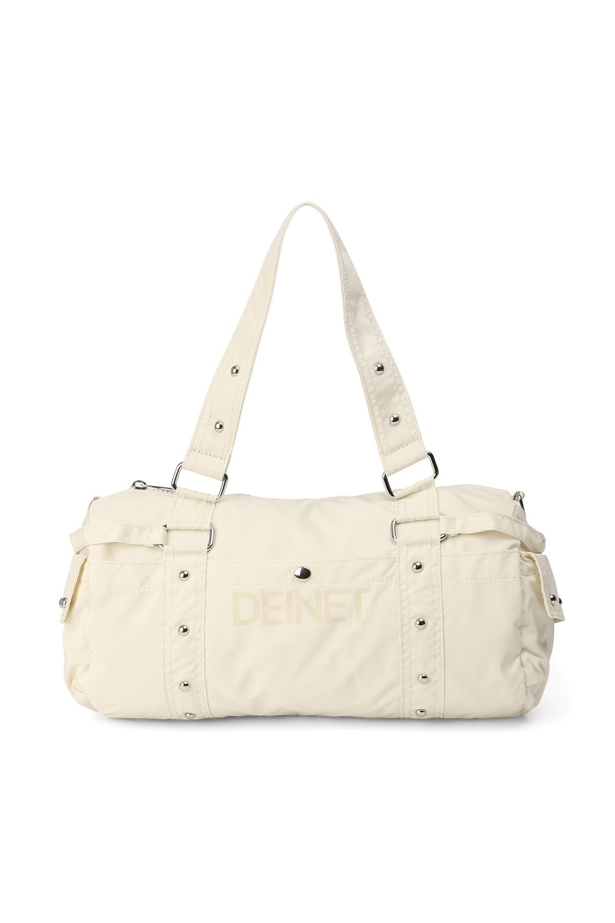 다이닛(DEINET) LOGO DUFFLE MINI BAG IN LIGHT YELLOW