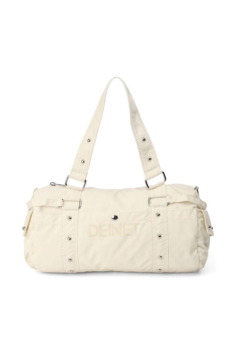 LOGO DUFFLE MINI BAG IN LIGHT YELLOW
