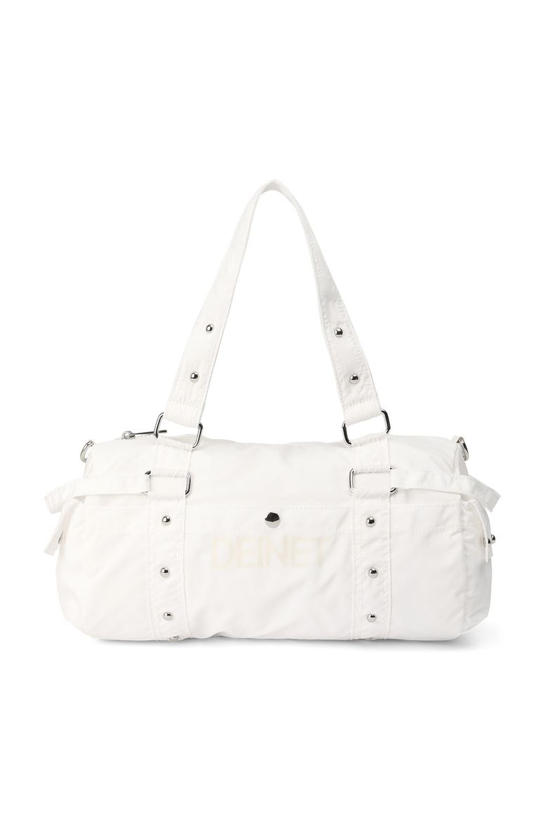 LOGO DUFFLE MINI BAG IN WHITE