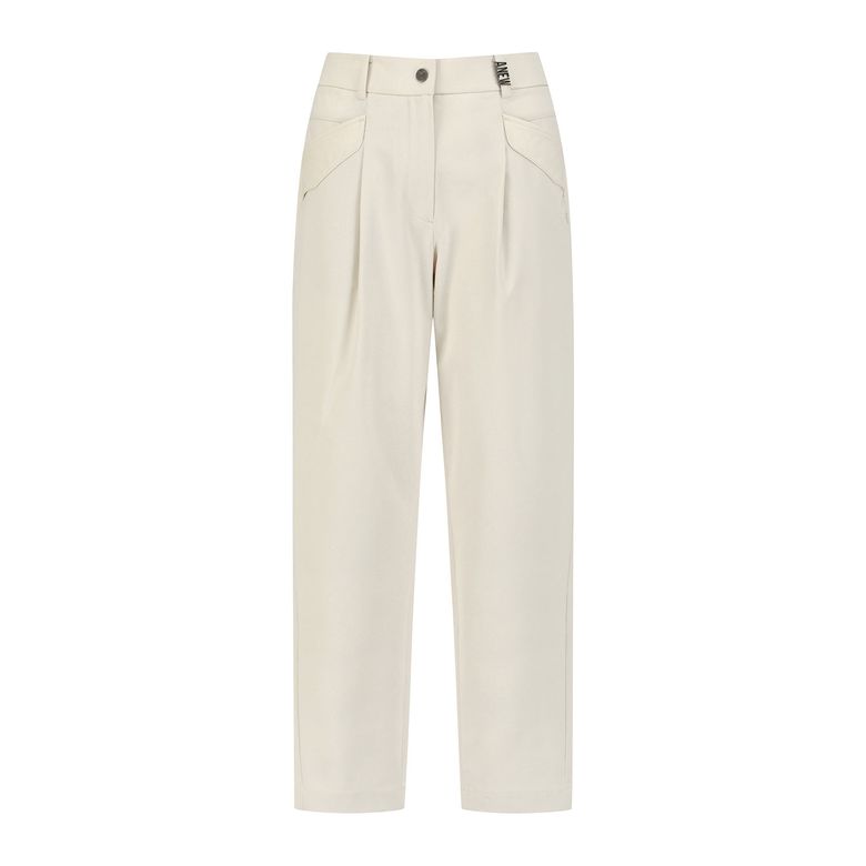 WOMEN TAPERED ZIP POINT PANTS_BE